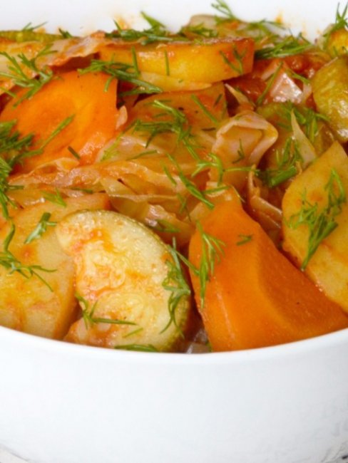 2 рецепта овощного рагу с картошкой и капустой - «Рецепты»