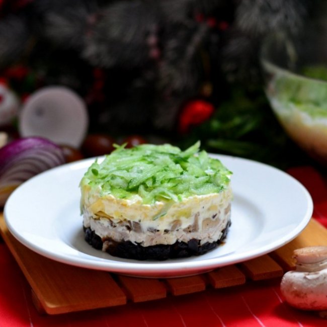 Салат из свежих шампиньонов – простой рецепт легкого и вкусного салата - «Рецепты»