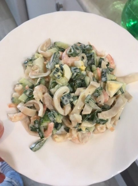 Нежный салат с кальмарами – 2 рецепта приготовления - «Рецепты»