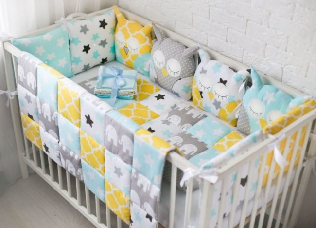 Бортики в кроватку для новорожденных: зачем нужны, как выбрать, можно ли сшить мягкие бортики-подушки своими руками - «Жизнь и общество»