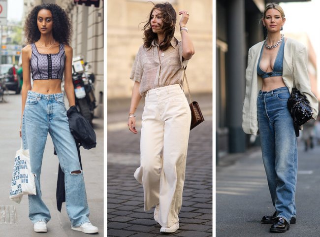 Как носить широкие джинсы, чтобы не выглядеть нелепо: 5 лучших сочетаний с самой удобной моделью - «Мода»